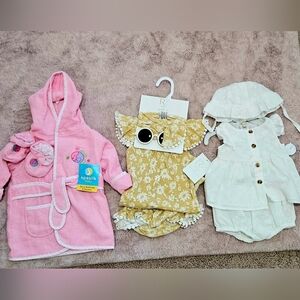 Baby Girl Lot 6 - 9 Months Clothing New